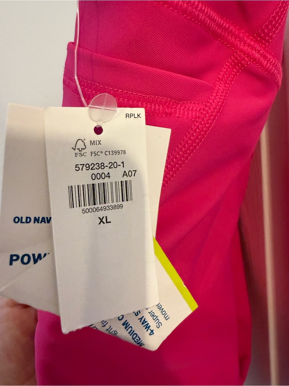 NWT Old Navy Hot Pink Women’s Bermuda Biker Shorts Size XL - Picture 3 of 5